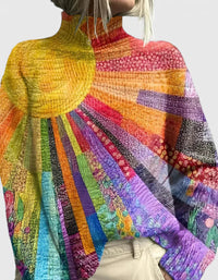 Emma | Farbenfroher und kuscheliger Rollkragenpullover