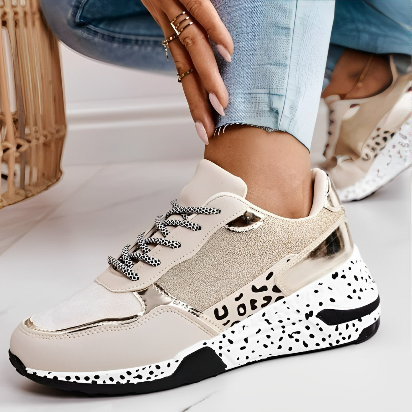 Anouschka | Damen Sneaker – Stilvoll, Atmungsaktiv & Rutschfest 2