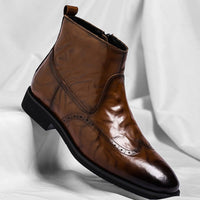 James | Elegante und bequeme italienischem Leder Stiefel