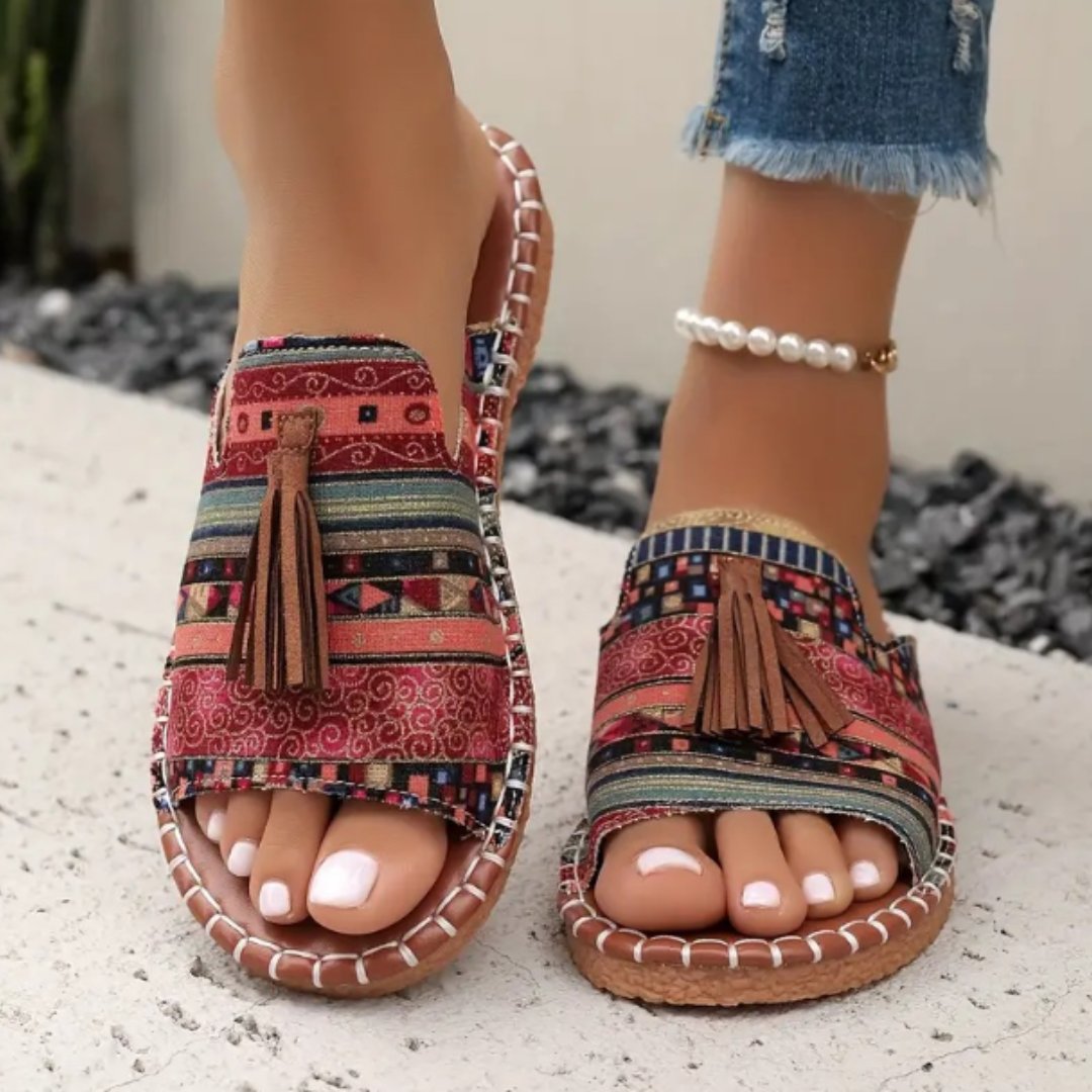 Arielle | Bequeme & Stilvolle Damen Sandalen – Böhmisch, Offen und Ideal für den Sommer 0