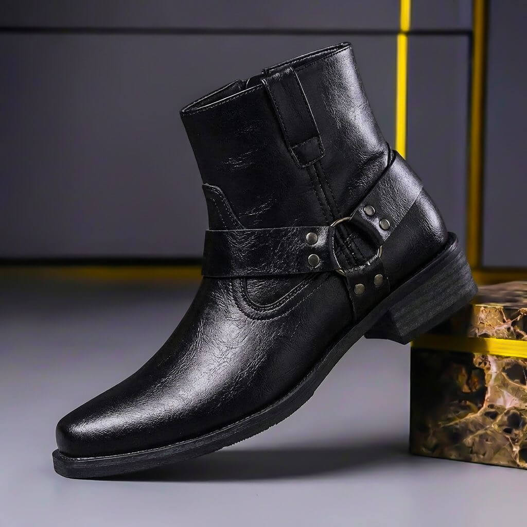 Arthur | Vintage-Stiefel aus echtem Leder 1