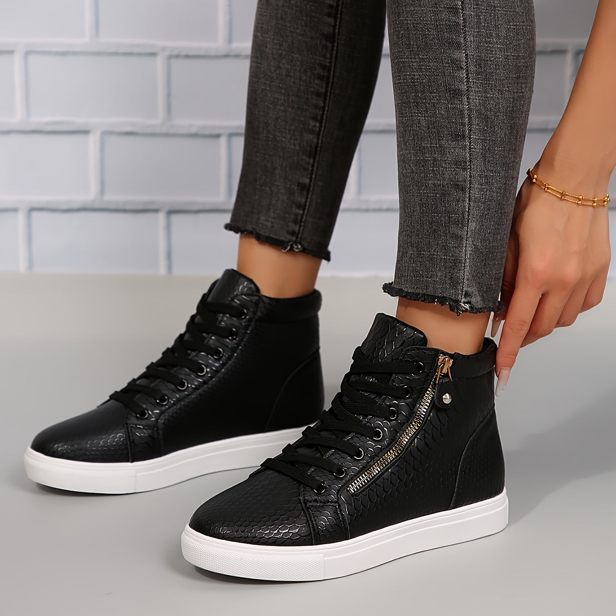 Astoria | Elegante & Bequeme Damen High-Top-Sneaker – On Schuhe Damen, Casual Style 8