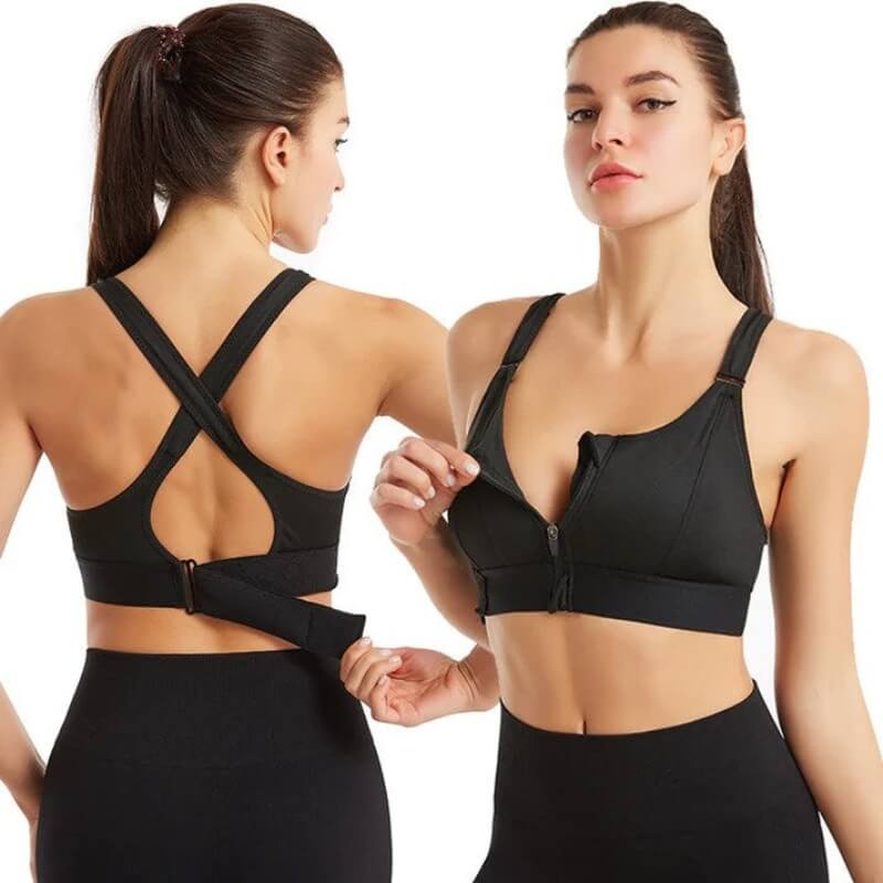 Aurelia | Atmungsaktiver Sport BH Damen – Verstellbarer Halt für Fitness und Yoga 0