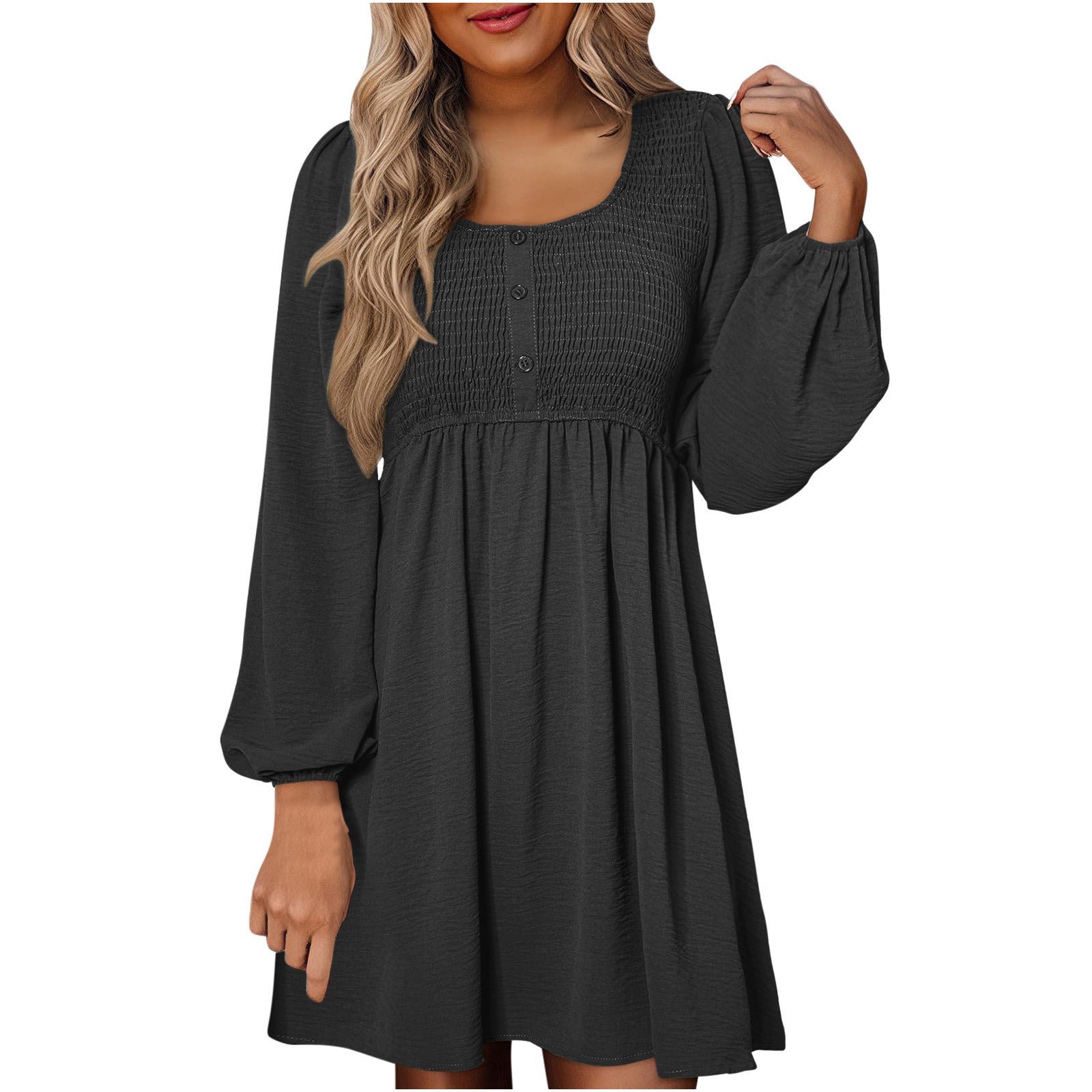Aurelia | Elegantes, Feminines & Bequemes Damenkleid mit Smocked Mieder 1