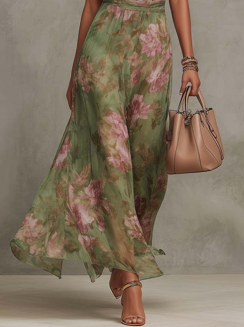 Aurelia | Maxikleid Floral Neckholder Elegant Sommer Stil 3