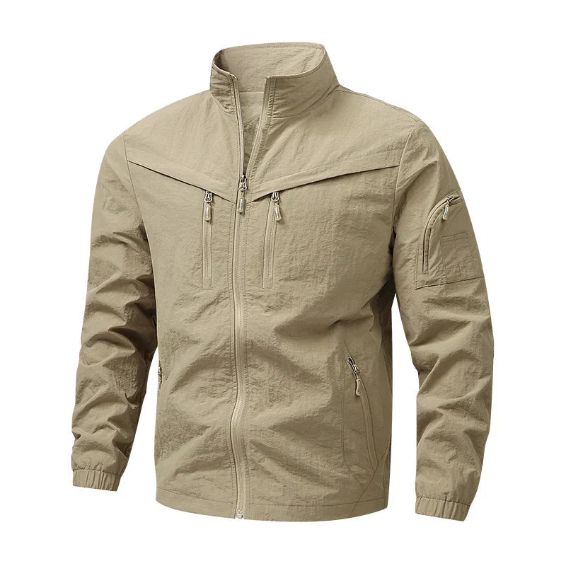 Aurex | Strukturierte, Wetterresistente &amp; Vielseitige Mehrtaschenjacke 2