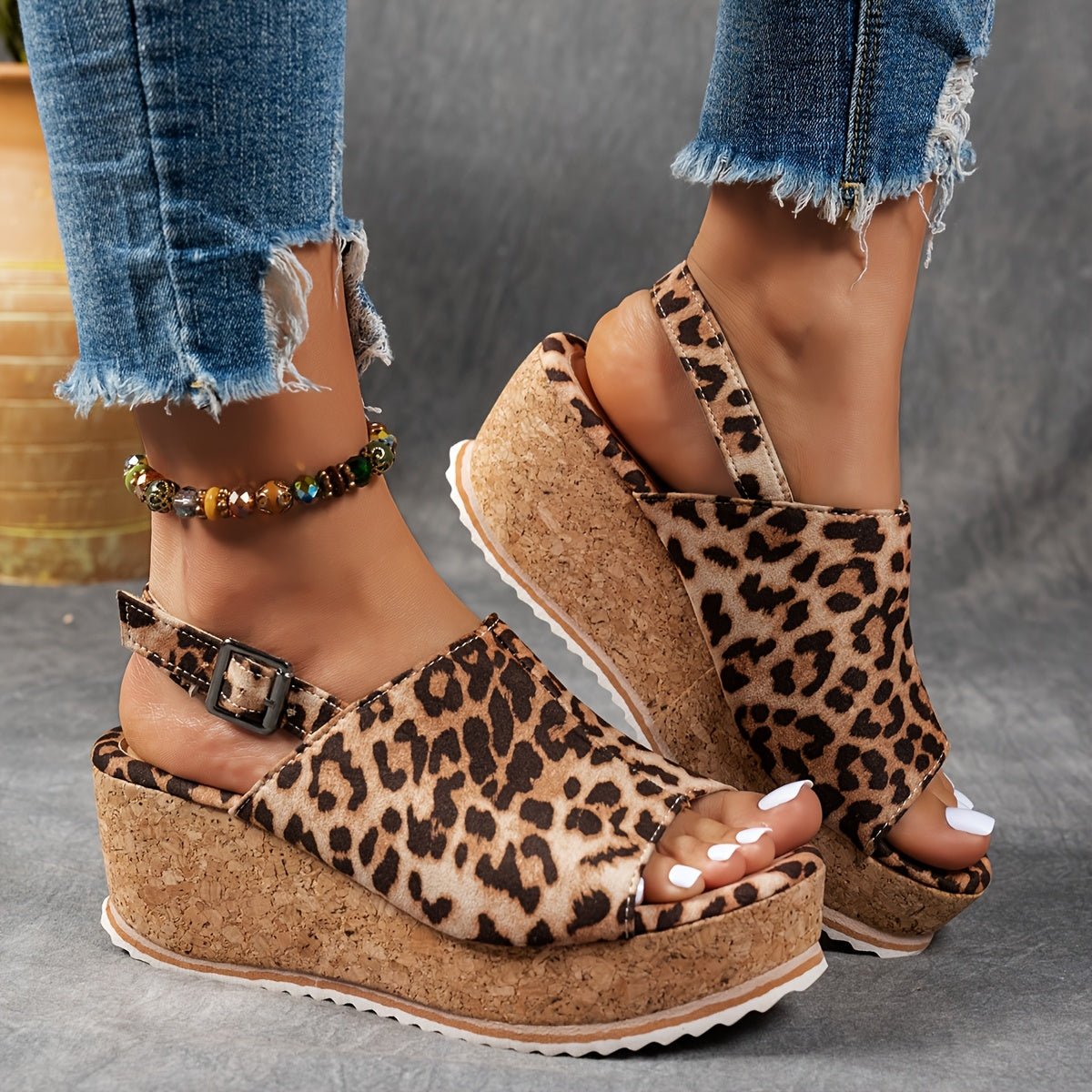Ava | Bequeme Plateau-Keilsandalen 2