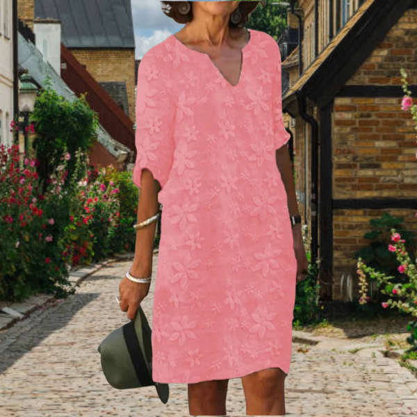 Ava | Bequemes und vielseitiges Kleid mit Blumenmuster 2
