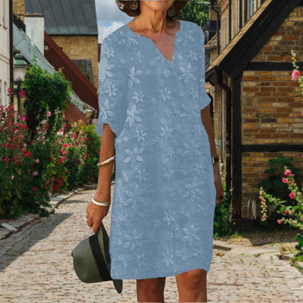 Ava | Bequemes und vielseitiges Kleid mit Blumenmuster 3