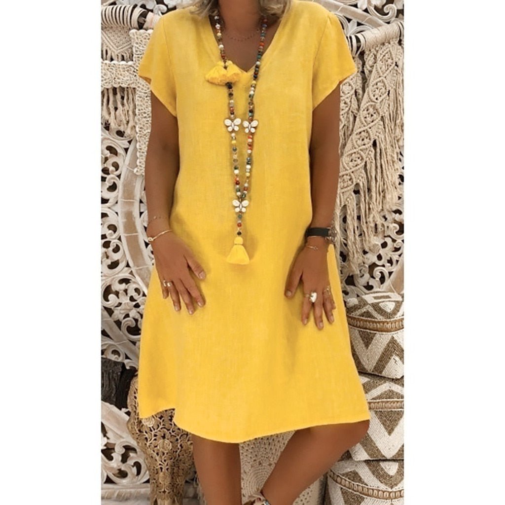 Beatrice | Elegantes, Bequemes &amp; Stilvolles Damen-Minikleid 3