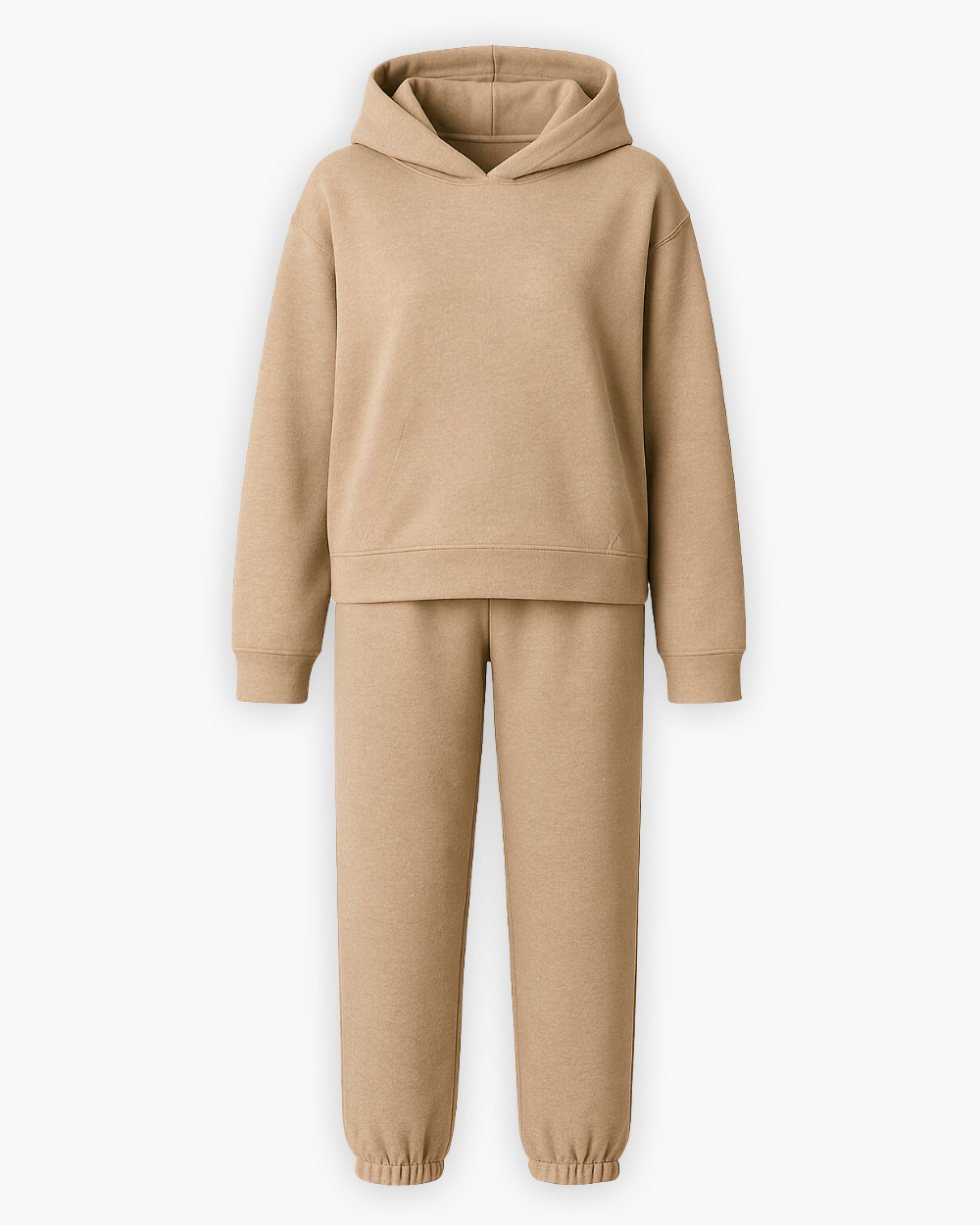 Lockerer Jogginganzug mit Kapuze und Bündchen