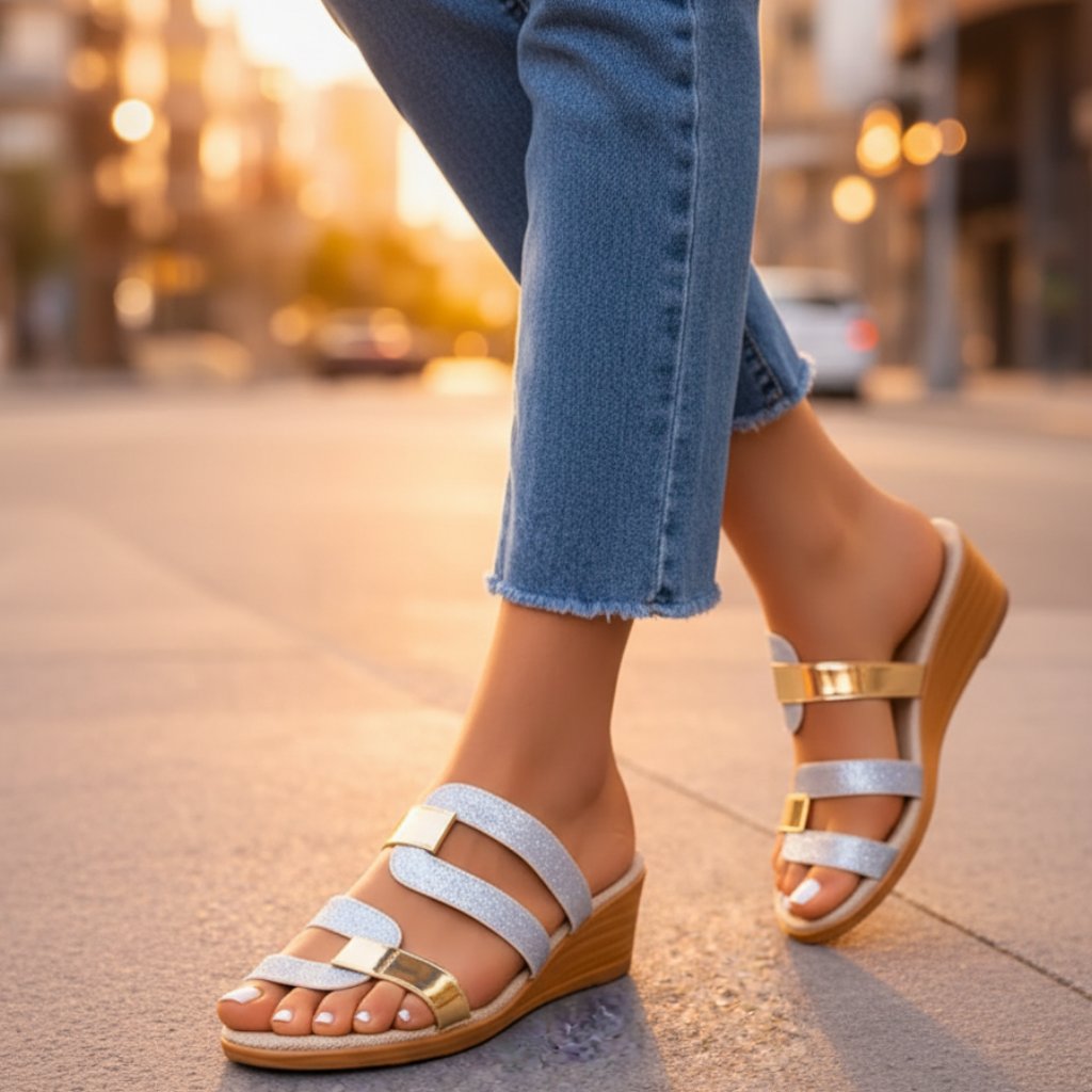 Bella | Elegante &amp; Bequeme Orthopädische Damensandalen 1