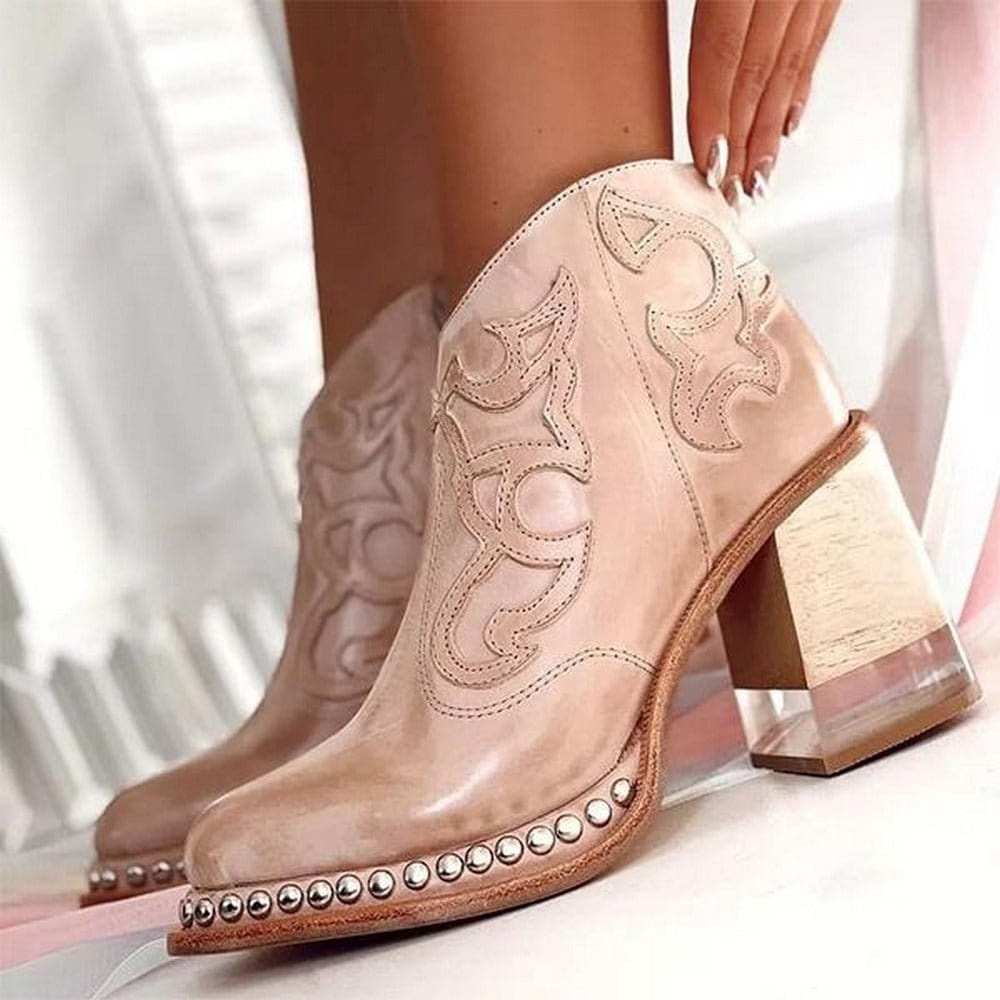 Bella | Westernstiefel Klassisch Schlank Komfort Pullover Fit 0