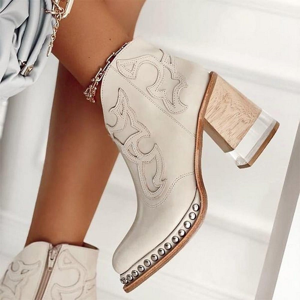 Bella | Westernstiefel Klassisch Schlank Komfort Pullover Fit 4