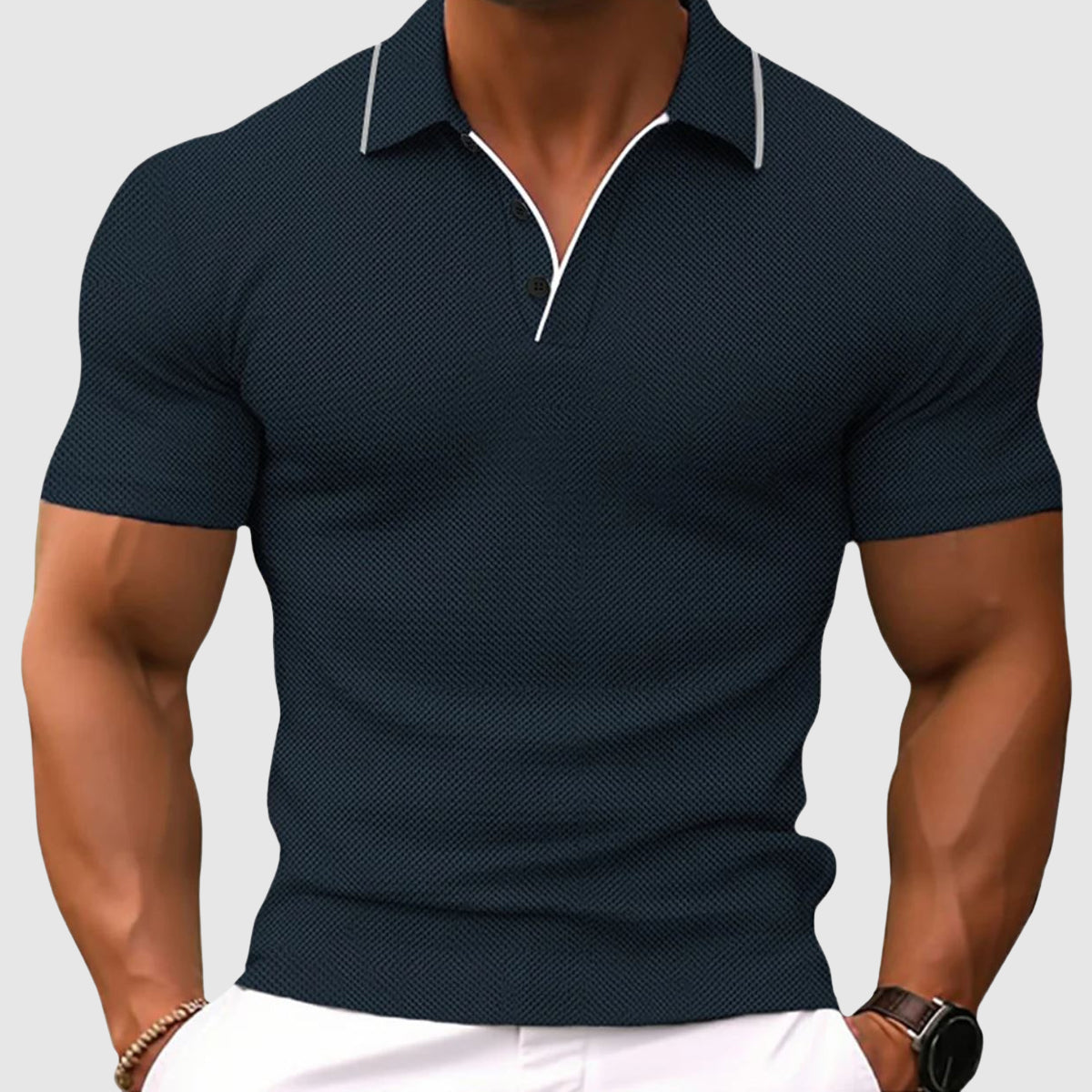 Bennett | Poloshirt Herren Atmungsaktiv Sportlich Eleganter Schnitt 5