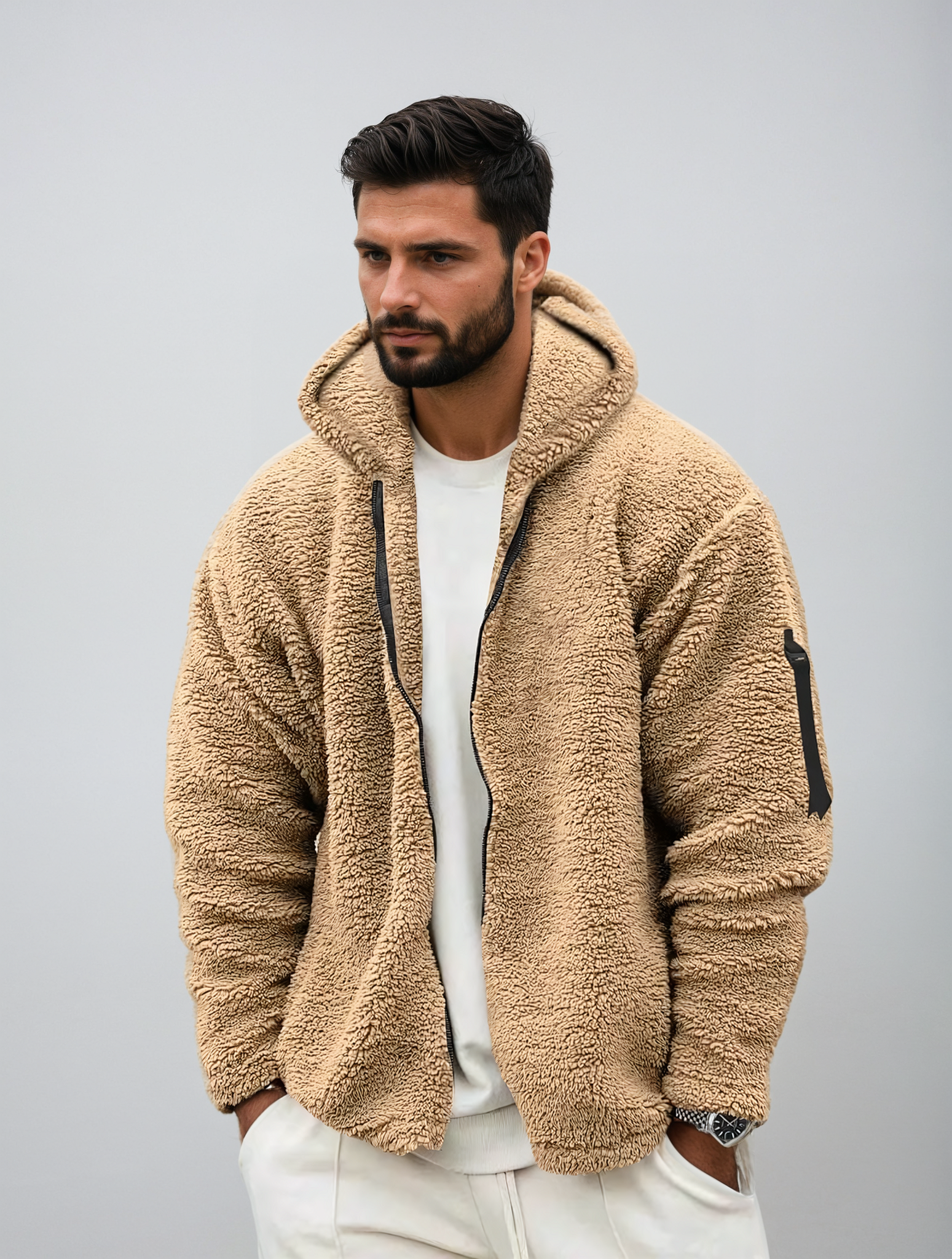 Bert | Bequeme und sportliche Winterjacke mit Kapuze 0
