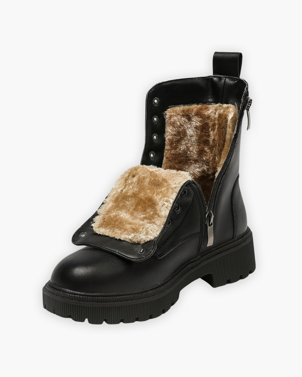 Schnürstiefeletten mit Warmfutter