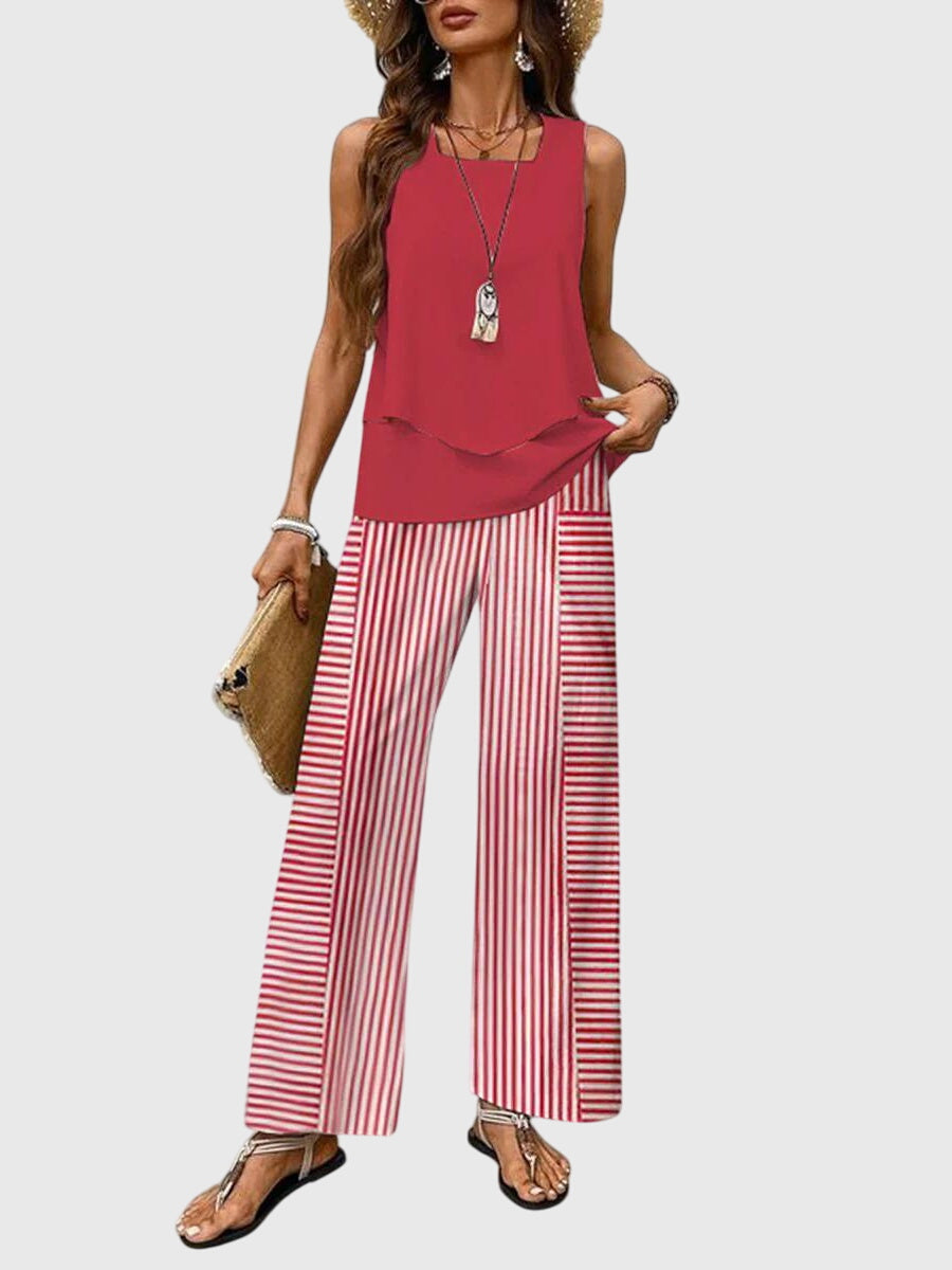 Breezy | Lässiges 2-teiliges Sommer Outfit Damen – Elegant, Bequem &amp; Modisch für Warme Tage 3