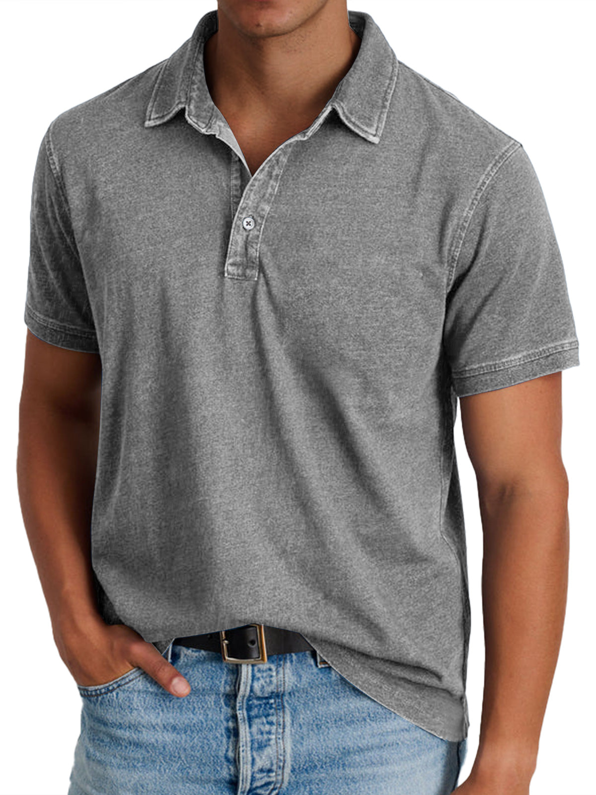 Brelon | Raffiniertes Poloshirt Herren Slim Fit 2