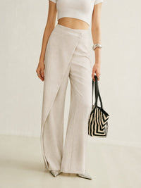 Mia | Asymmetrische und moderne Hose mit weitem Bein
