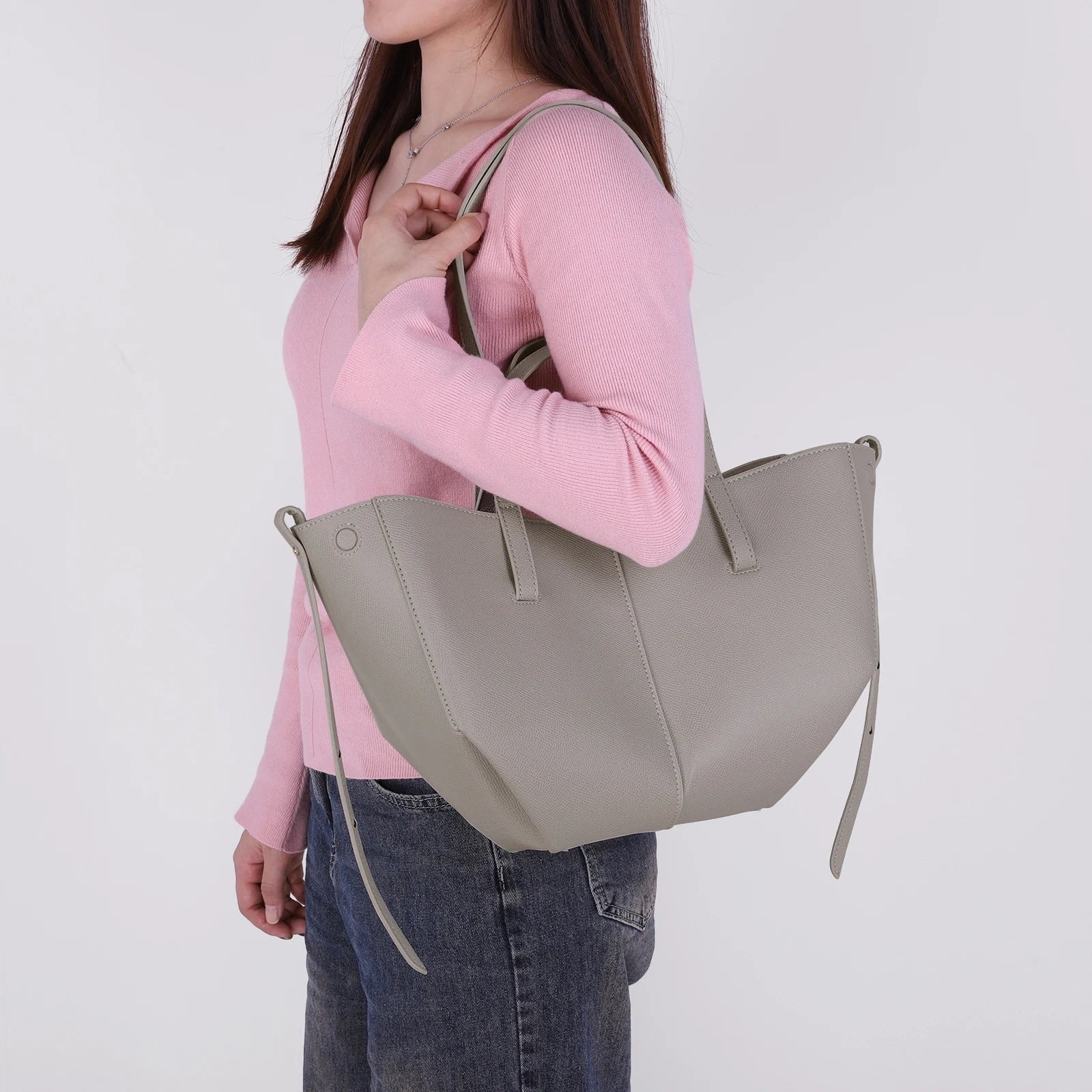 Camille | Übergroße Vintage-Tragetasche aus PU-Leder 5