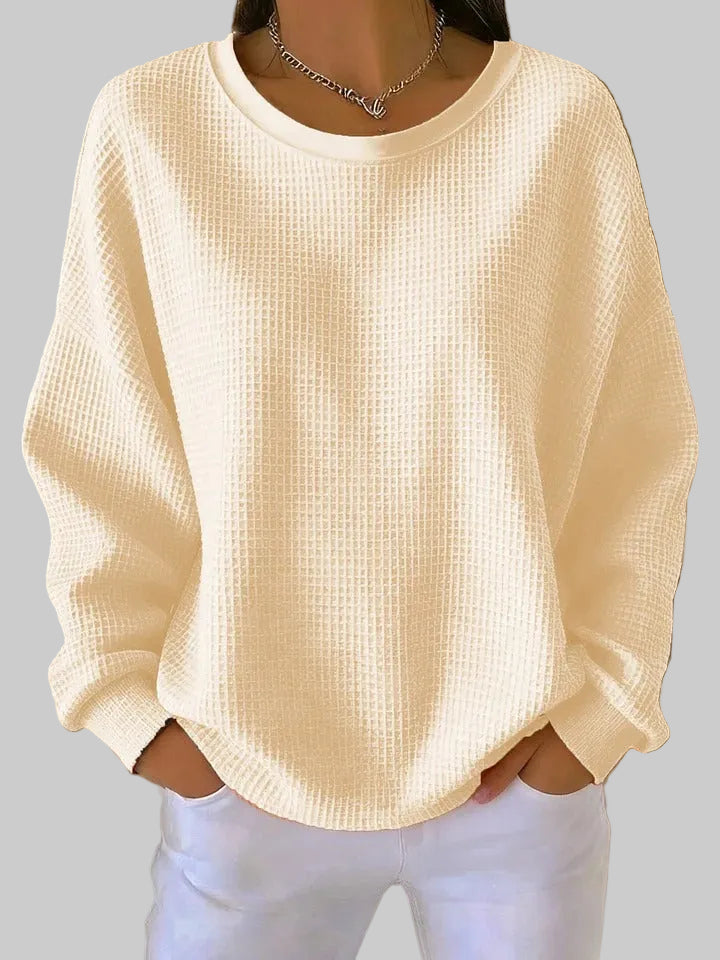 Carmen | Atmungsaktiver Damenpullover aus Baumwolle – Lässiger Langarmpullover für Frühling und Sommer 6