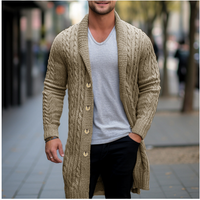 Elio | Eleganter und komfortabler langer Herren Strickjacke