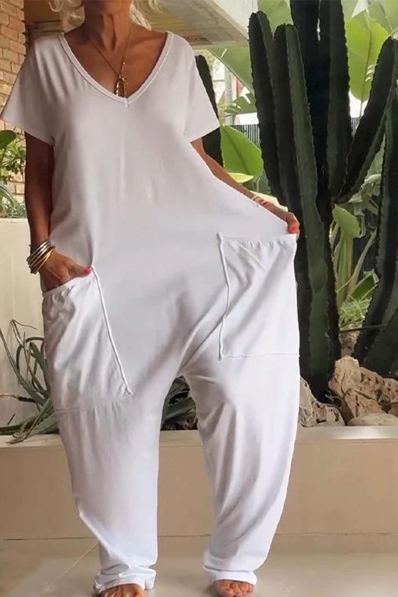 Celeste | Bequemer, Eleganter &amp; Weitbeiniger Damen-Overall 7