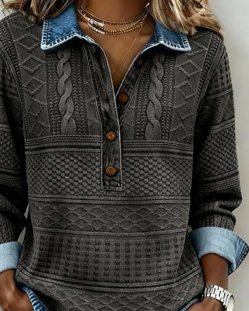 Celia | Bequemer, Atmungsaktiver &amp; Stilvoller Zopfmuster Pullover 5