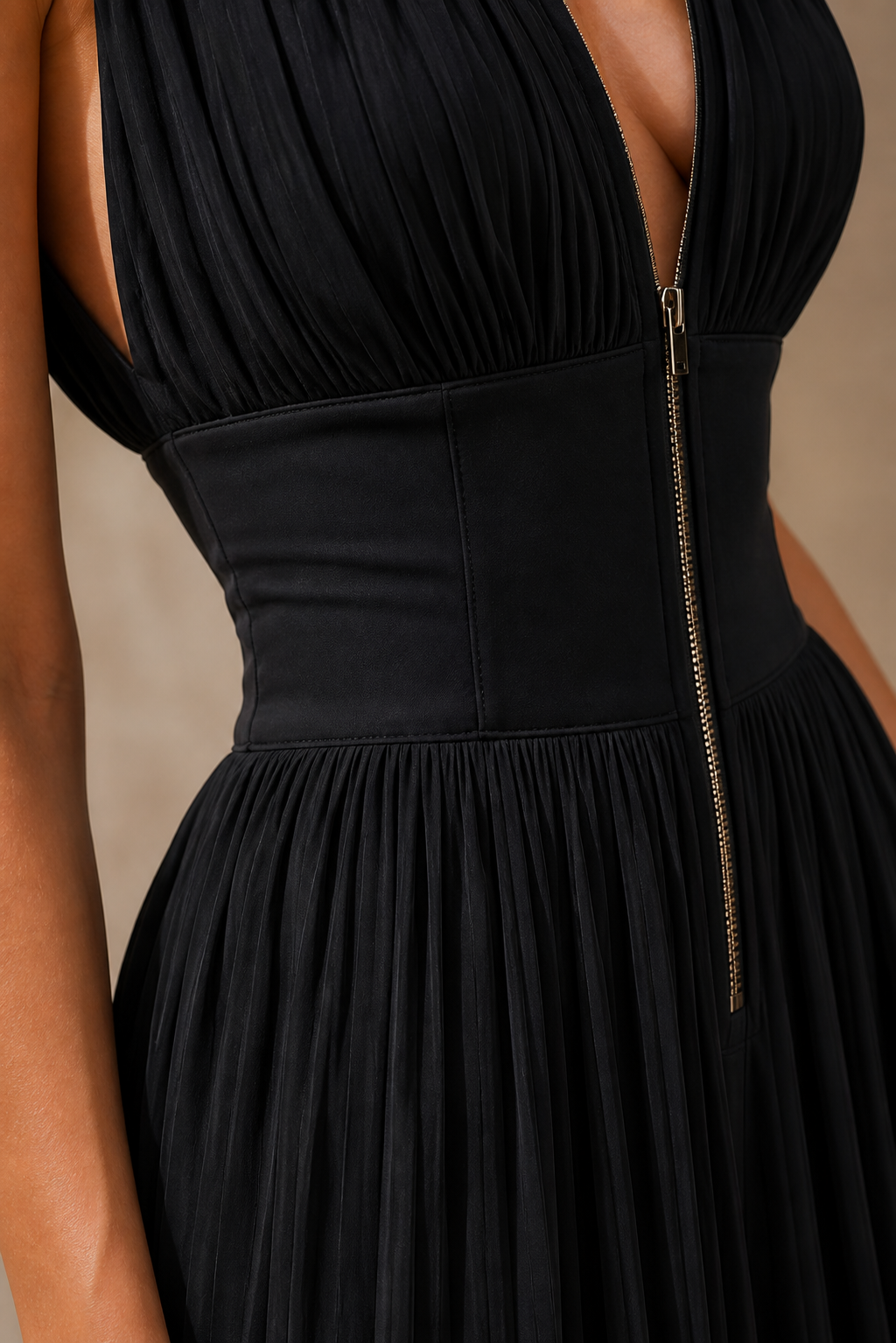 Celia | Eleganter, Fließender Jumpsuit Damen – Figurbetont für Festliche Anlässe 8