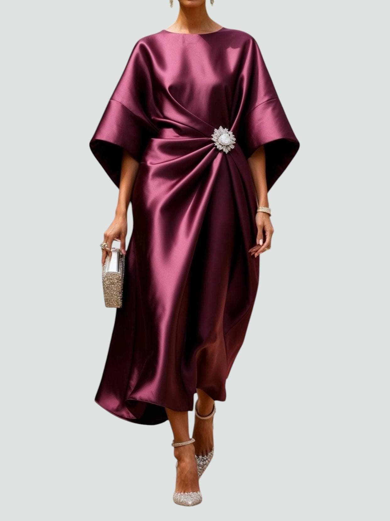 Celia | Elegantes, Figurbetontes Abendkleid Lang für Besondere Anlässe 1