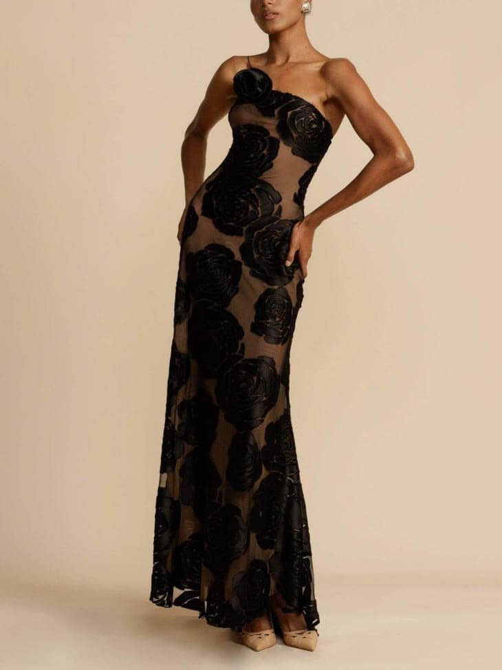 Celia | Maxikleid Sommer Floral Figurschmeichelnd Elegant Hochzeitsgast 1