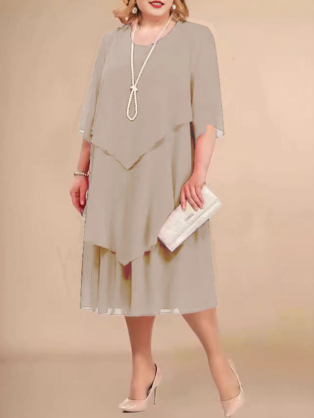 Celina | Elegantes, Luftiges &amp; Bequemes Damen Chiffonkleid 4