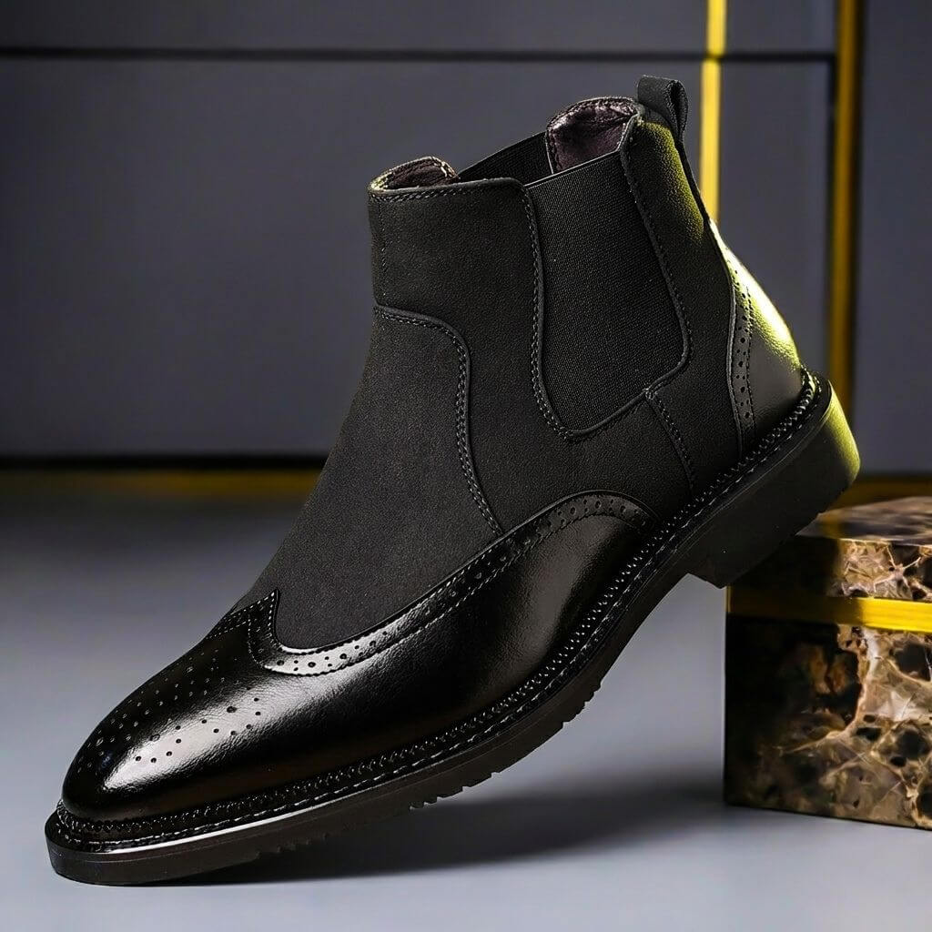 Christopher | Luxuriöse und komfortable Lederstiefel aus Premium-Leder mit historischem Erbe 1