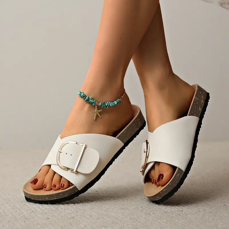 Claire | Orthopädische, leichte flache Sandalen 9