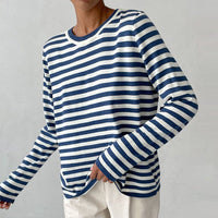 Marina | Klassischer und stilvoller gestreifter Pullover