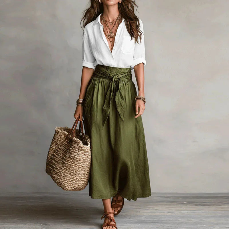 Clementine | Eleganter, Vielseitiger Midirock Damen – Ideal für Büro und Freizeit 2