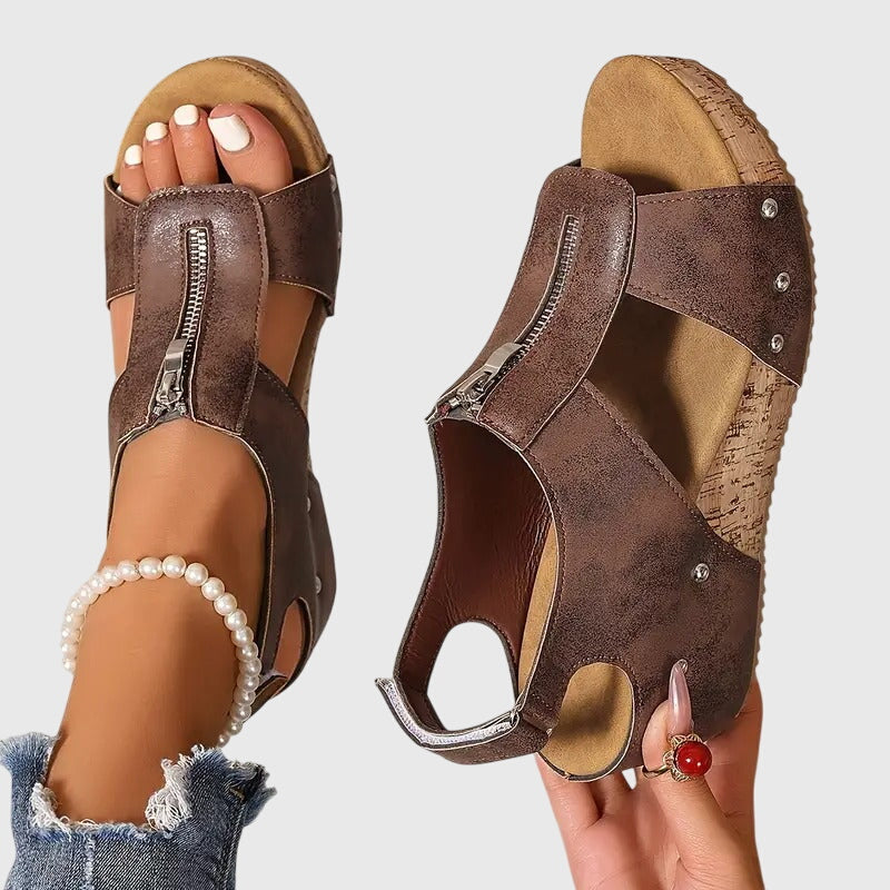 Cora | Stilvolle, Bequeme Damen Sandale mit Fußgewölbeunterstützung 2