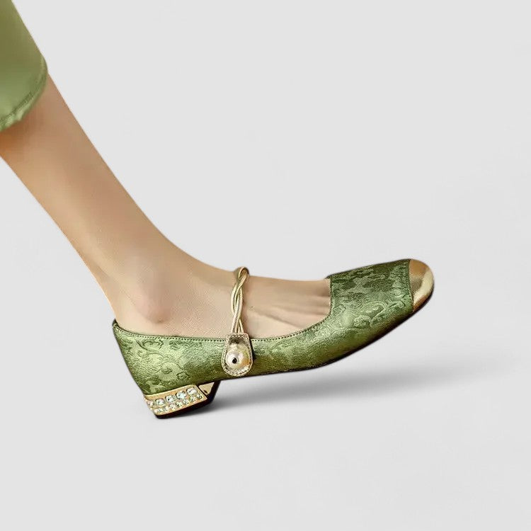 Cynthia | Elegante & Bequeme Damen Schuhe – Orthopädische Mary Jane mit Niedrigem Blockabsatz 3