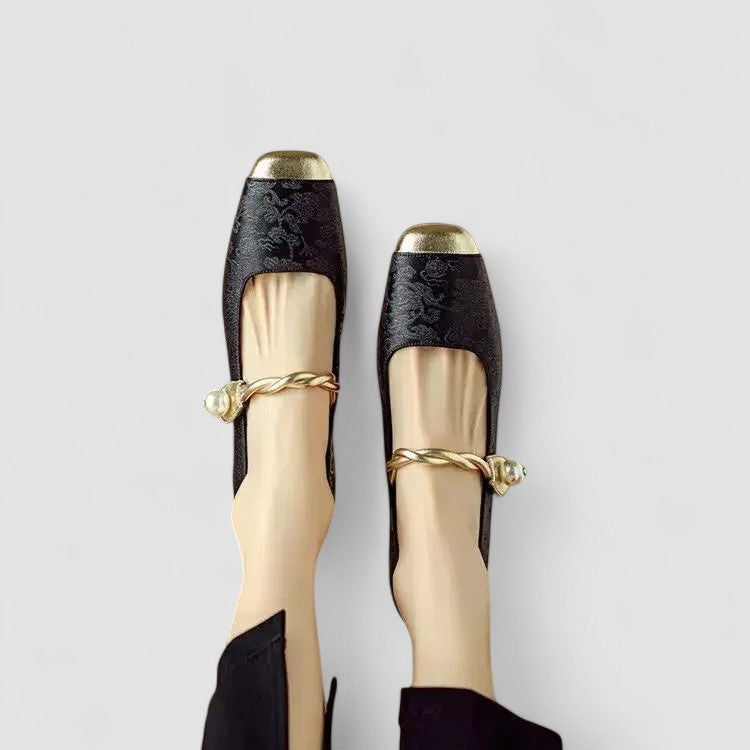 Cynthia | Elegante & Bequeme Damen Schuhe – Orthopädische Mary Jane mit Niedrigem Blockabsatz 8