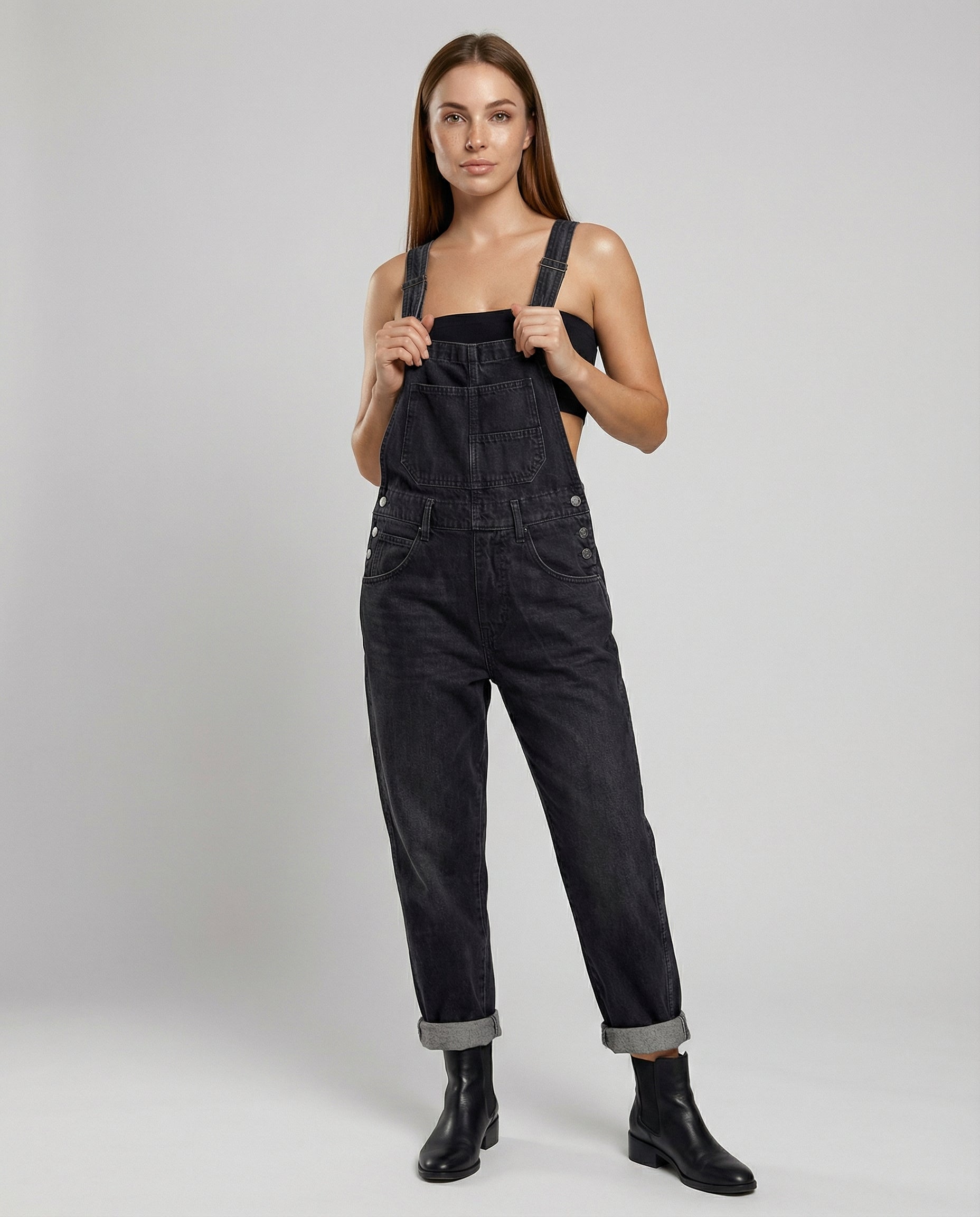 Dalia | Bequeme, Stilvolle &amp; Modische Damen Denim Latzhose 0