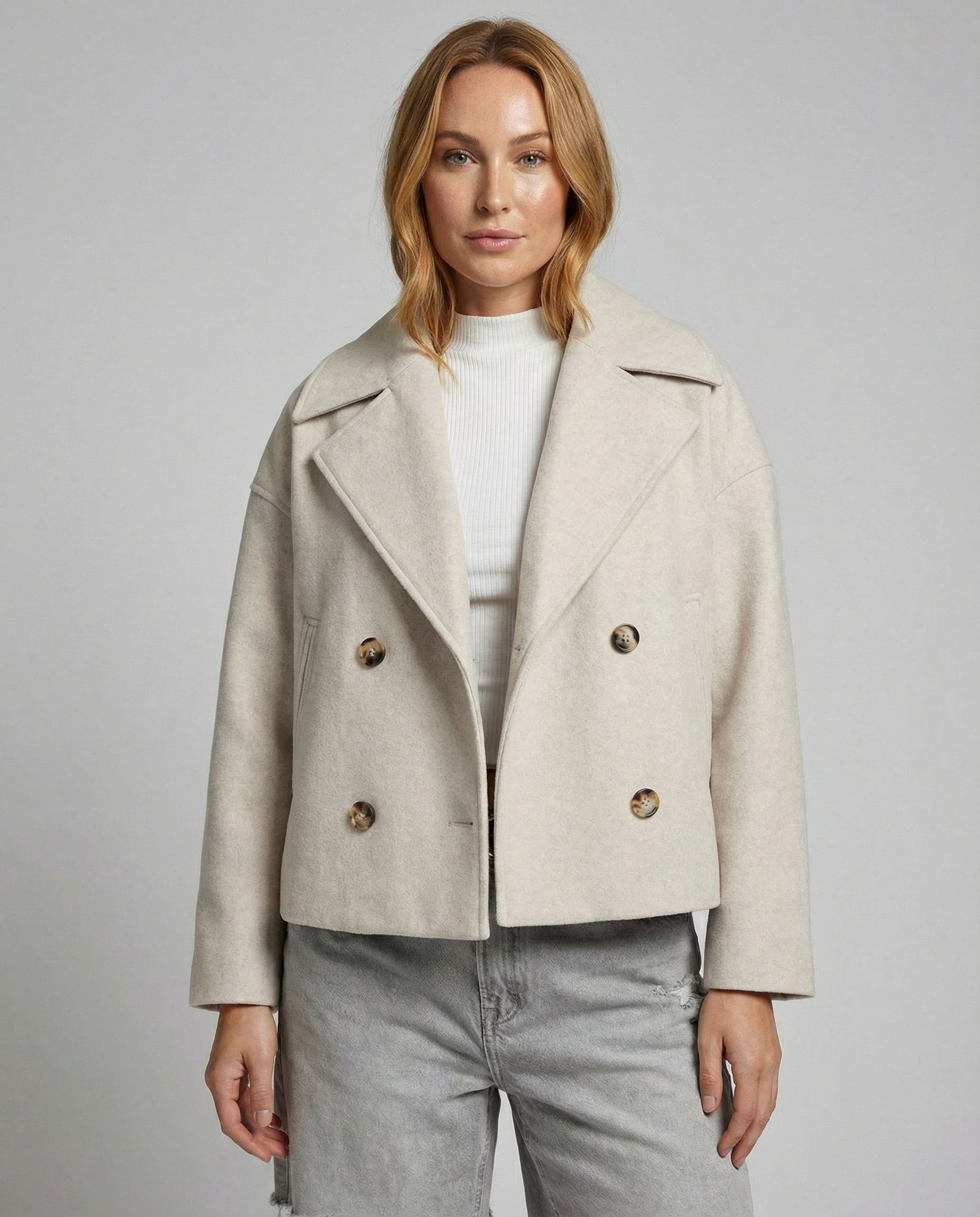 Dalia | Elegante, Vielseitige &amp; Modische Damen Doppelreiher Jacke 0