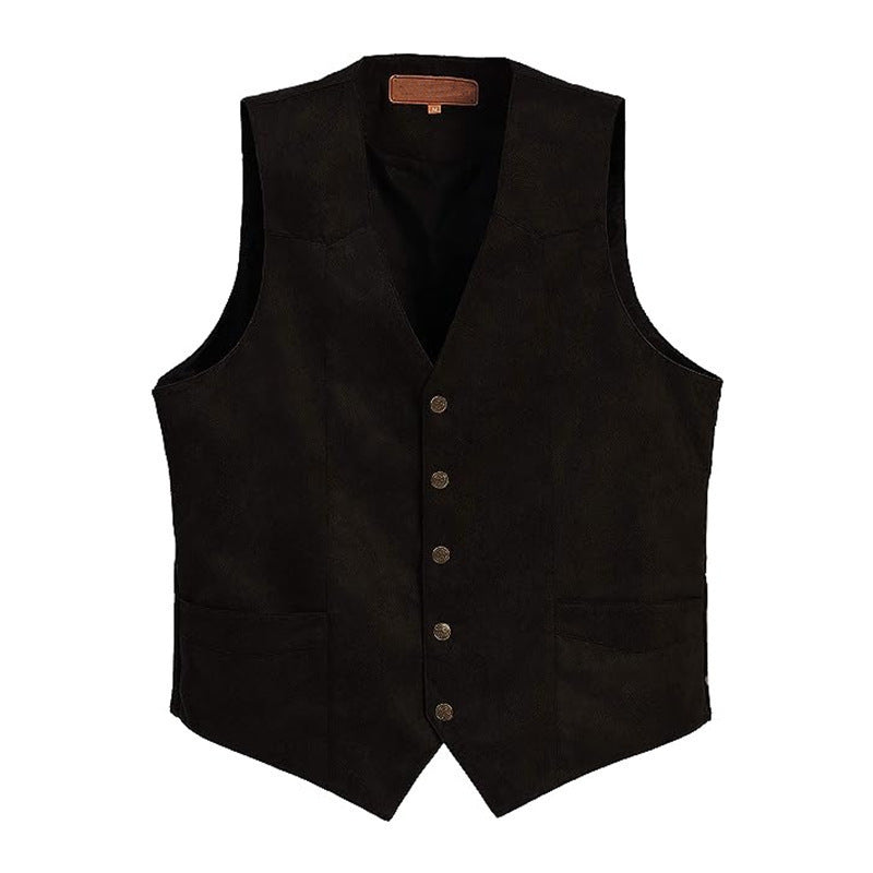 Damen Weste aus hochwertigem Kunstleder mit elegantem Schnitt Drune 3