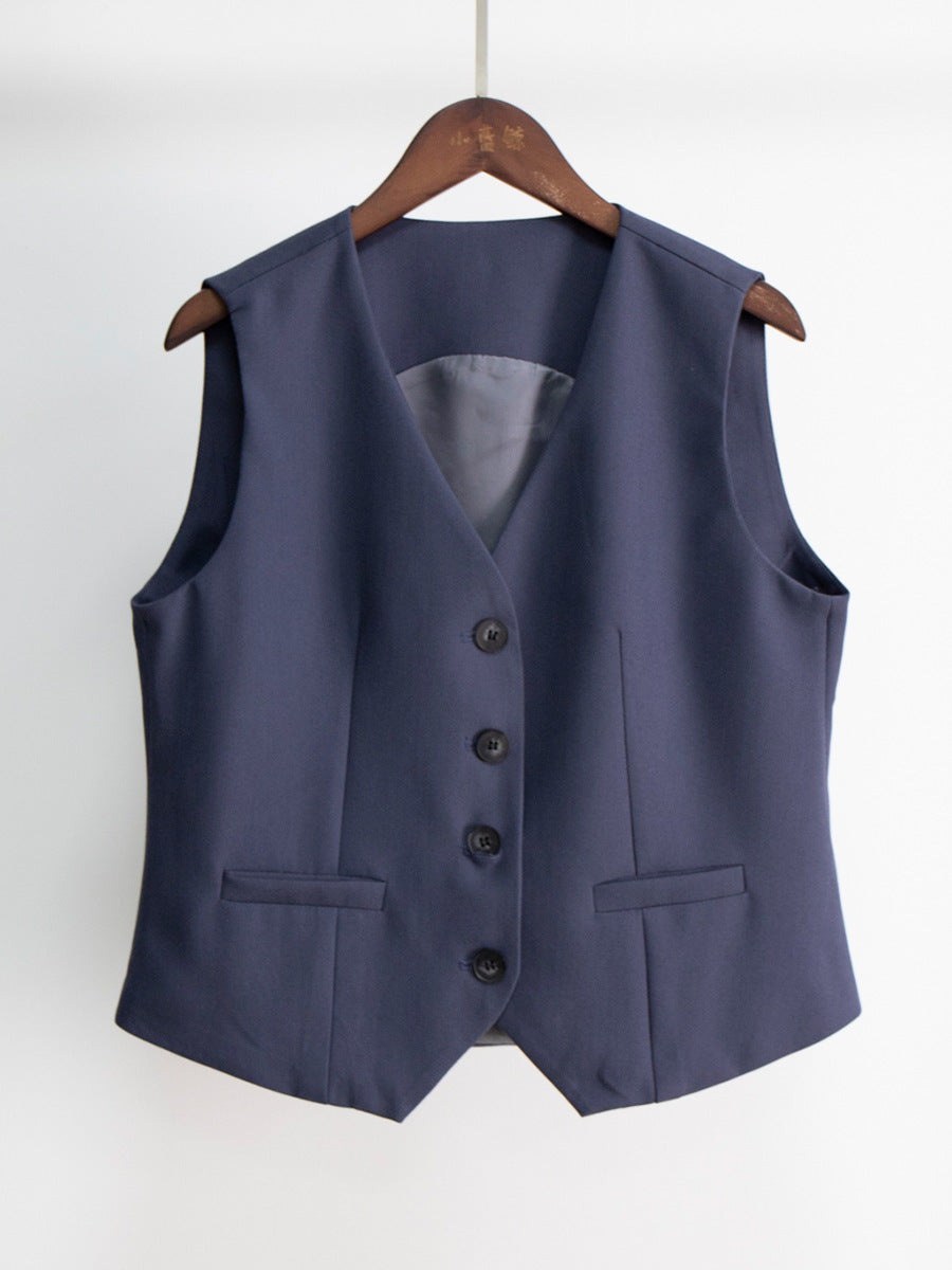 Damen elegante Weste mit komfortablem Schnitt Drune 0