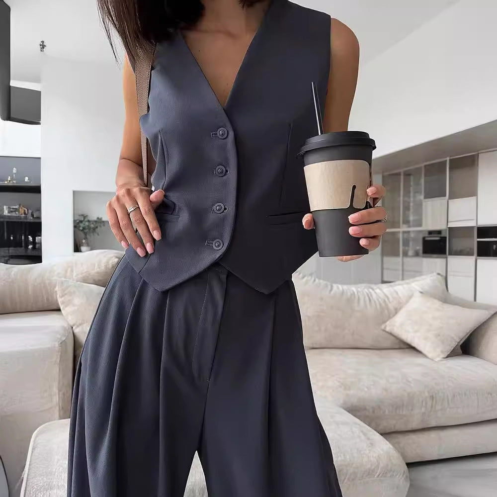 Damen elegante Weste mit komfortablem Schnitt Drune 2