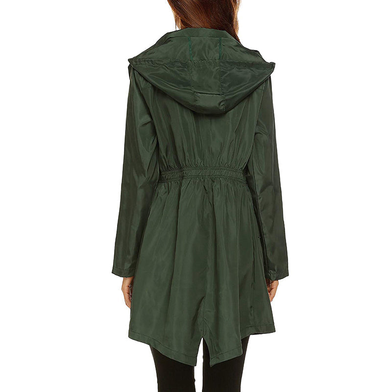 Dara | Women's Rain Jacket Lightweight Packable Water-Repellent Fitted 1