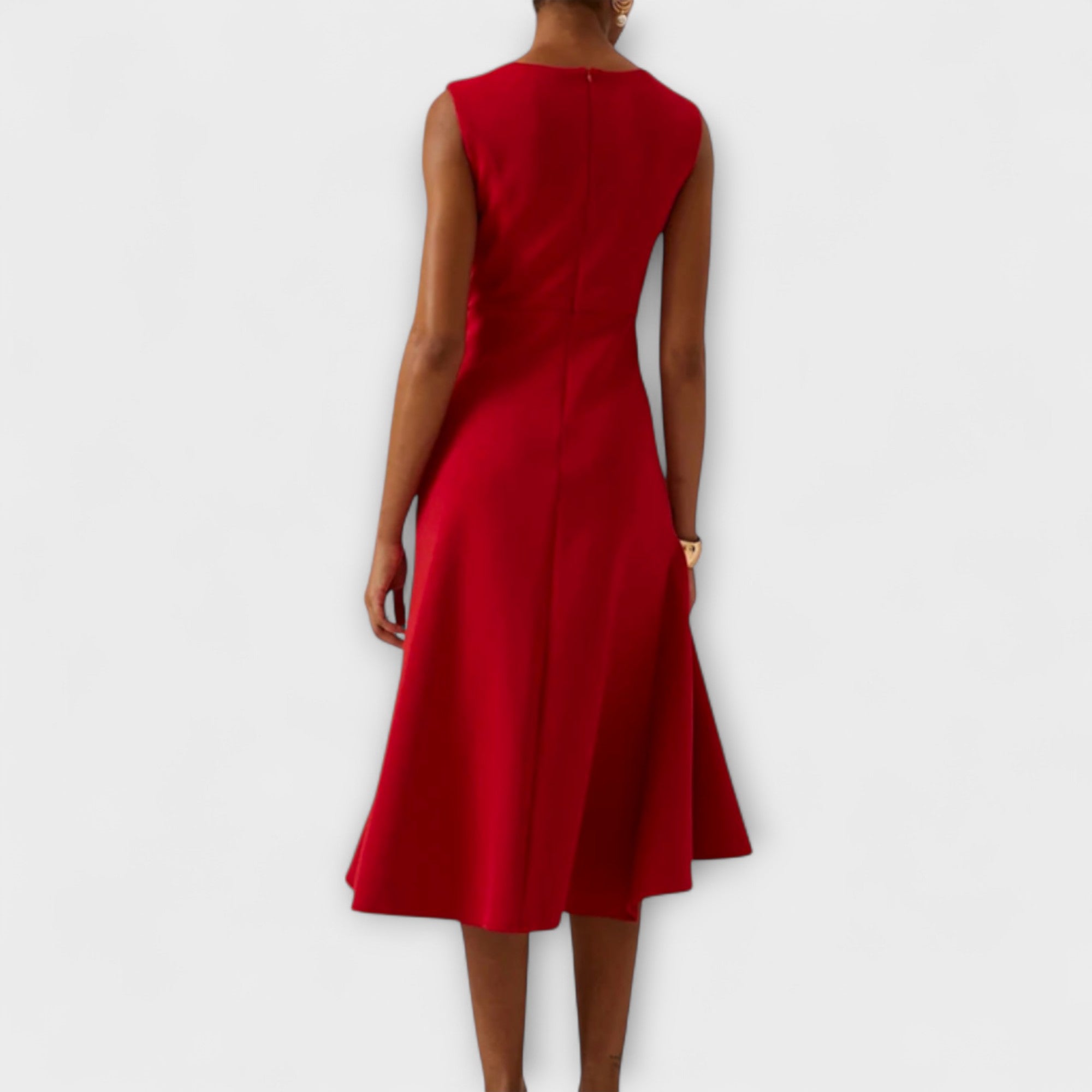 Daria | Elegantes, Asymmetrisches &amp; Raffiniertes Midikleid 1