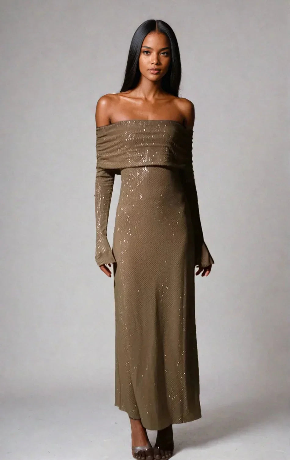 Davina | Glitzerndes langes Ballkleid für elegante Abendveranstaltungen 1