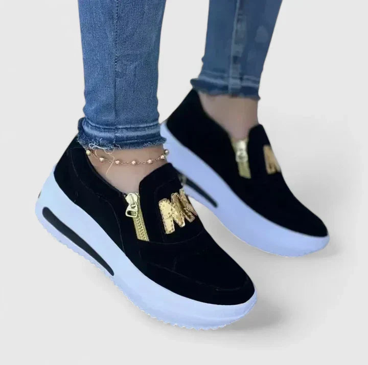 Delphine | Bequeme, Stilvolle &amp; Hohe Damen-Plateau-Sneaker 1