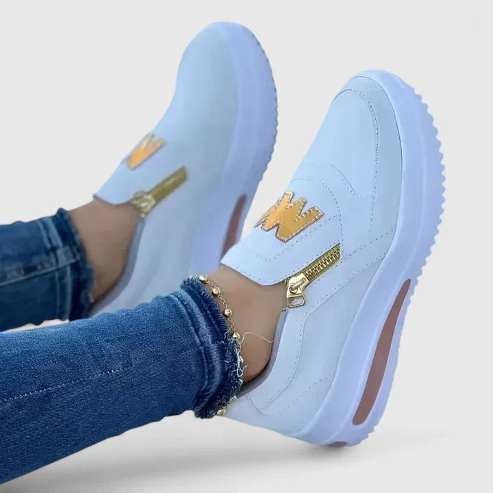 Delphine | Bequeme, Stilvolle &amp; Hohe Damen-Plateau-Sneaker 2